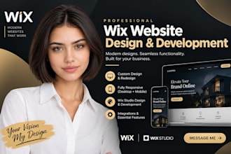 wix website design wix website development wix website redesign wix studio