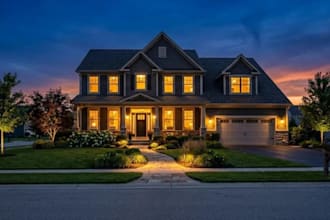 edit your real estate photo into day to dusk or twilight