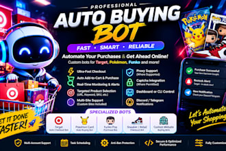 code target bot auto checkout bot pokemon bot auto purchase bot monitoring bot