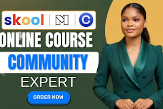 skool community setup skool community skool online community manager, grow skool