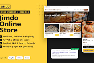build your jimdo online store or jimdo webshop and jimdo seo