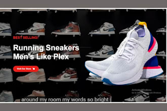 design sneakers shopify store shoe website  footwear website sneakers website