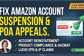write amazon poa appeal letter for account suspension or product compliance