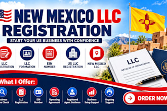do new mexico llc registration and llc formation with ein number