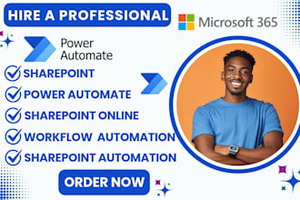 build sharepoint workflows and power automate approvals