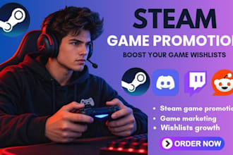 game marketing steam game promotion boost wishlist grow steam wishlist steam gro