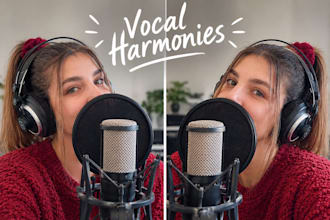 sing vocal harmonies for your song
