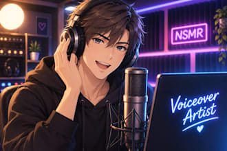 record deep male voiceover anime voice acting nsfw asmr and erotic narration