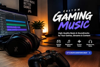 create original video game music and inspired soundtracks