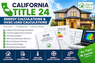 do california title 24 energy calculations and hvac load calculations