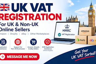 handle UK vat registration for UK, UK ecommerce sellers