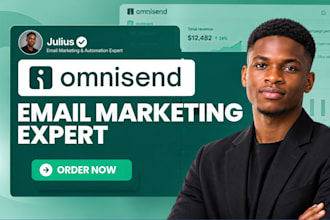 setup omnisend email marketing, email flows and omnisend email campaign