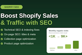 shopify SEO to increase traffic and boost sales