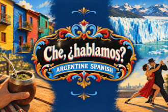 be your argentine spanish tutor and conversation partner