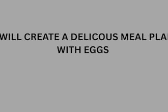 create a delicious meal plan with eggs