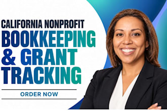 clean up california nonprofit books and track grants in quickbooks