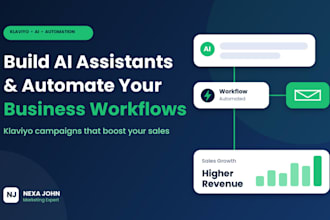 build ai assistants and automate business workflows klaviyo campaign sales boost