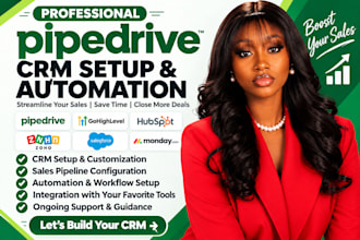setup gohighlevel hubspot zoho crm automation pipedrive salesforce monday crm