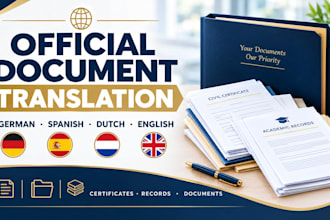 translate provide certified official documents immigration document certificates