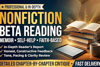 beta read your non fiction self help beta reader memoir biography christian book