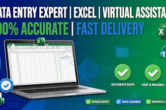 do accurate data entry excel work lead generation as VA
