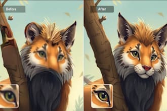 fix ai image flaws, enhance artwork, upscale, and edit images