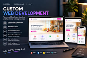 build a modern custom website