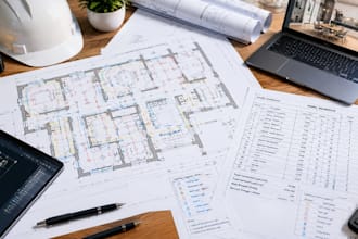 design electrical lighting layouts and electrical panel schedules