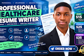 write ats healthcare resumes and cover letter