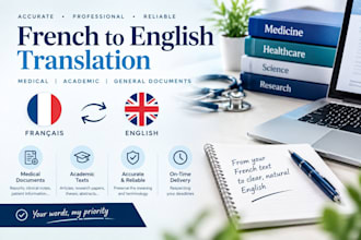translate medical and healthcare and science documents