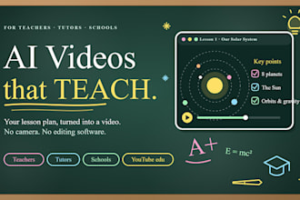 ai elearning course videos, training, animated explainer, cinematic ai video