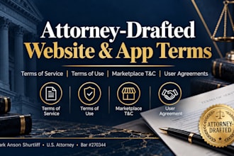 draft marketplace website terms and conditions