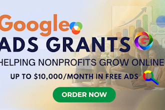 setup and manage google ads for your non profit organization