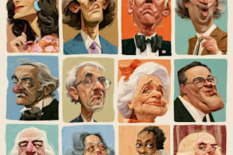 do a political cartoon art
