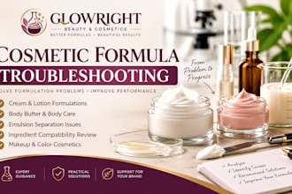 troubleshoot and improve your cream lotion and cosmetic formula