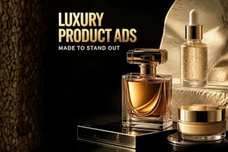 create luxury ai product ads