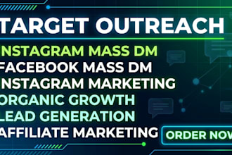 target outreach instagram mass dm facebook mass dm instagram marketing organic