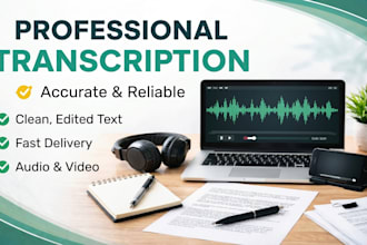 do audio and video transcription