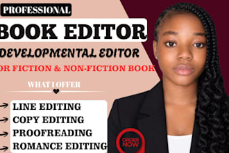 developmental editing your romance novel fantacy copy editing