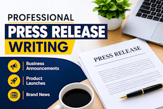 do press release writing and press release distribution