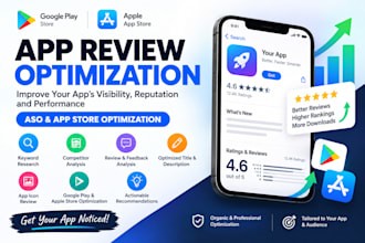do app review optimization for google play and apple app store