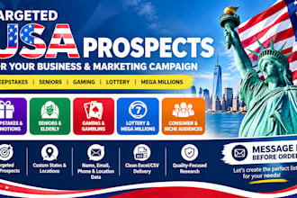 give sweeps leads, senior elderly leads, gambler leads, usa leads, mega million