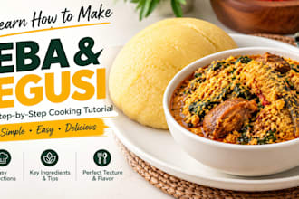 teach how to make eba nd egusi