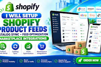 do shopify product feeds catalog sync feed optimization marketplace integrations