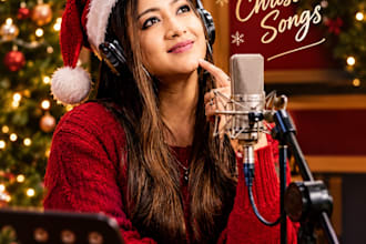 write record children christmas song christian gospel choir event female singer