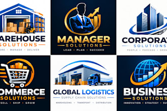 design a professional warehouse, manager, corporate, commerce logo