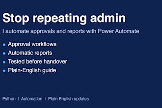 automate your approvals and reports with power automate