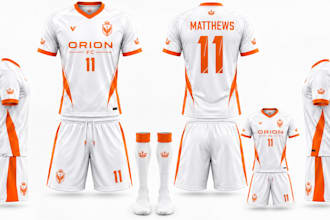 design standout sports jerseys, sublimation kits and team uniforms
