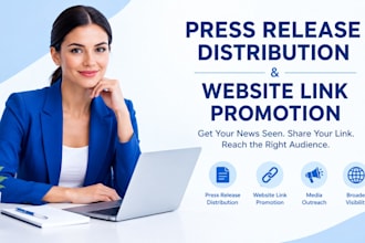 distribute and promote website link promotion with relevant and verified medias