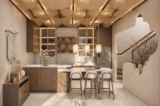 design your interior and create realistic 3d renderings